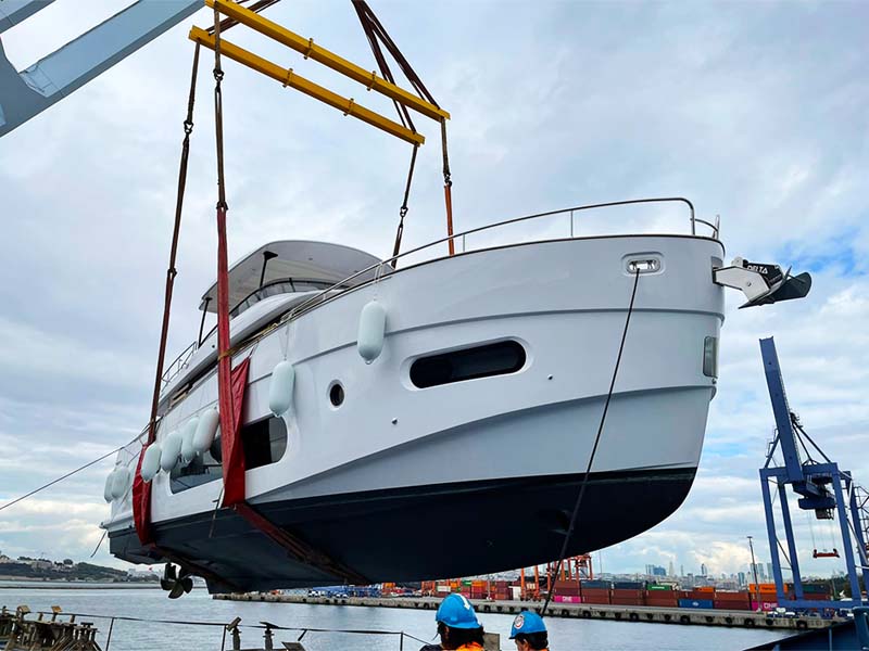 THE NEW MAGELLANO 66 HAS ARRIVED IN TURKEY